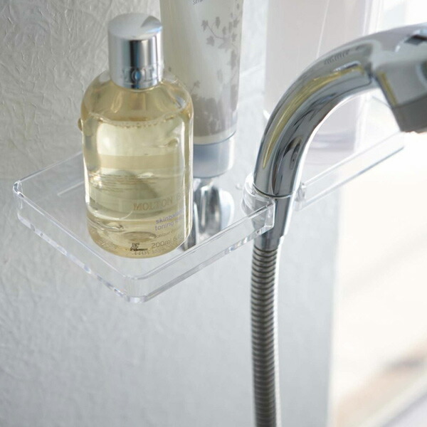 【楽天市場】シャワーホルダートレイ ルクス （ シャンプーホルダー シャワーフック シャワーラック シャンプーラック 浴室収納 バス用品