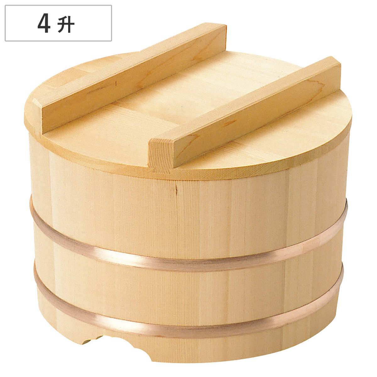 楽天市場】おひつ 4升 椹 江戸びつ 直径39cm （ 木製 お櫃 天然木