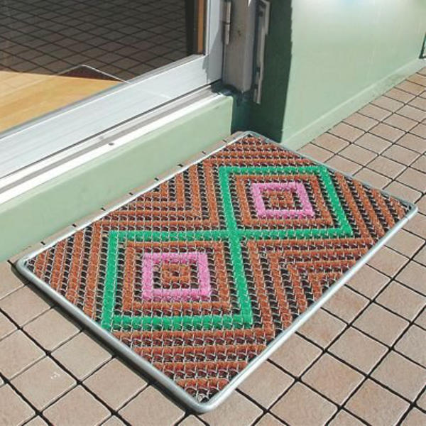 【楽天市場】玄関マット 屋外 業務用 60×90cm VCハードマットN 泥落としマット ( コンドル 山崎産業 玄関 マット 屋外用 ...