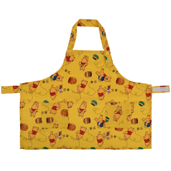 エプロン キッズ 100cm 110cm くまのプーさん こどもエプロン キッズエプロン キッズサイズ キッズ用エプロン キャラクター ディズニー プーさん 女の子 子ども用 子ども用エプロン 子供エプロン 子供用エプロン 男の子 本物保証 子ども用