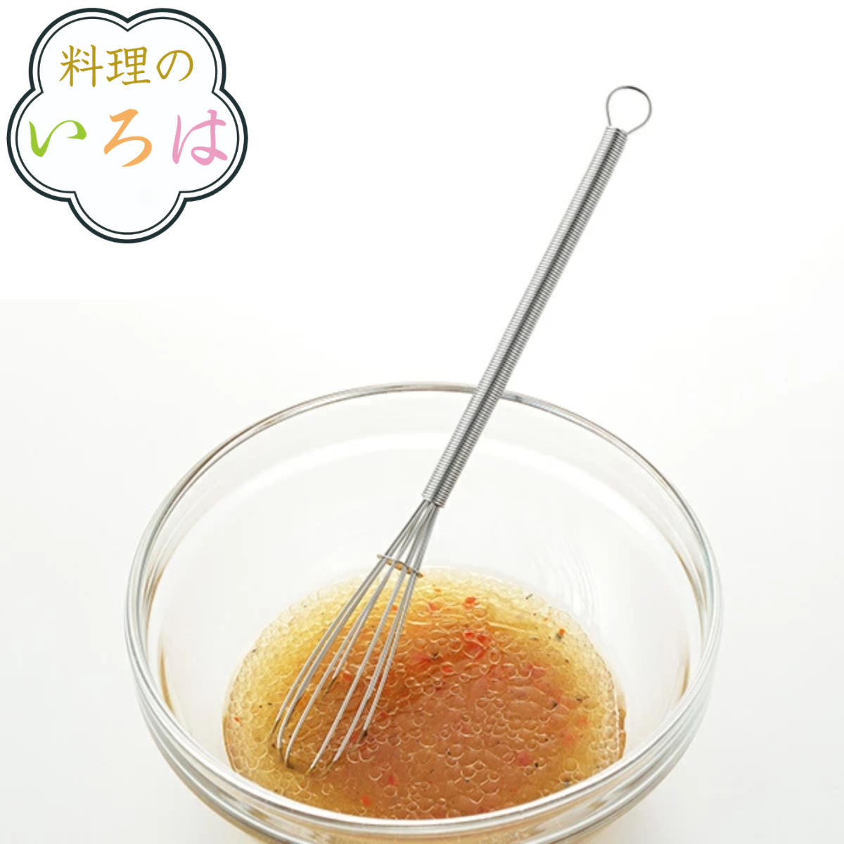 楽天市場】泡だて器 30cm 料理のいろは しっかり泡立つプロの