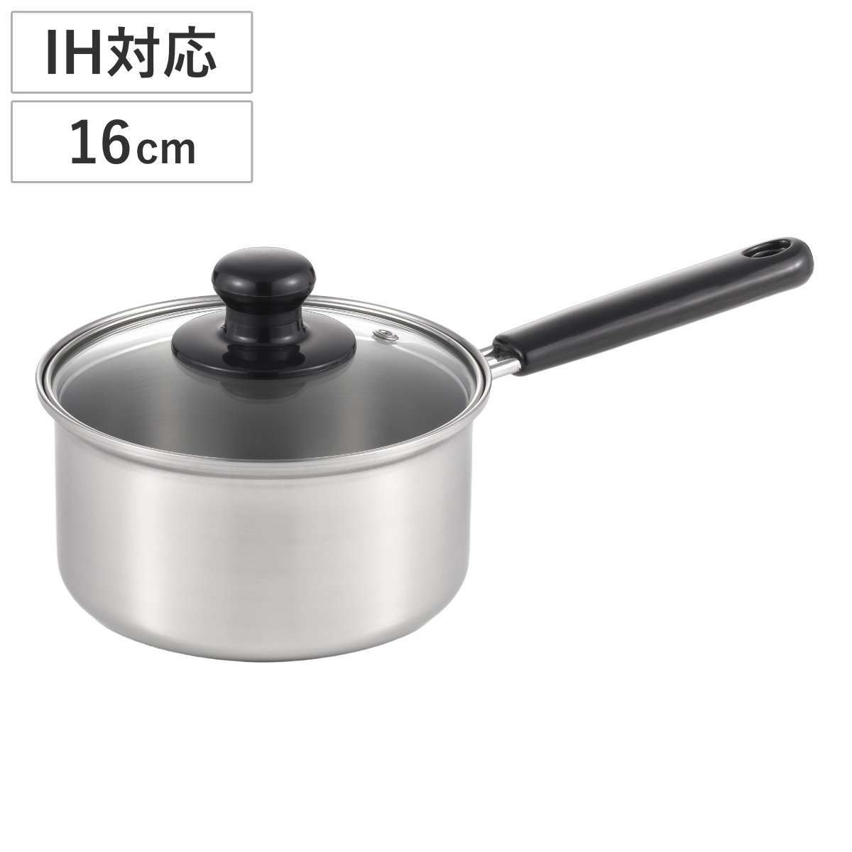 I cook ステンレス製調理用鍋 楽天市場】片手鍋 14cm IH対応 クックルックベーシック ステンレス製