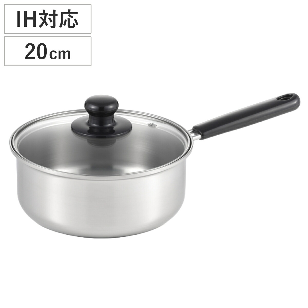 Amazon｜新ヨシカワ クックルックII日本製 浅型 両手鍋 24cm