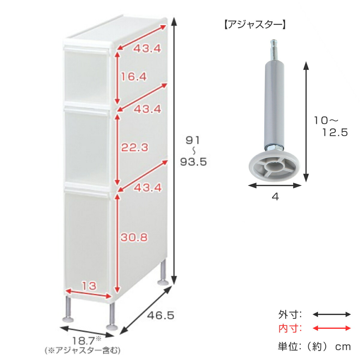 隙間収納 洗面所 隙間 収納 洗濯機横 スリムストレージ 段差をまたげるすき間ストッカー3段 幅17cm 送料無料 すきま収納 洗濯機 キッチン ランドリー収納 15cm ランドリー スリム ストッカー 引出し トイレ トイレ収納 cm Clinicalaspalmeras Com