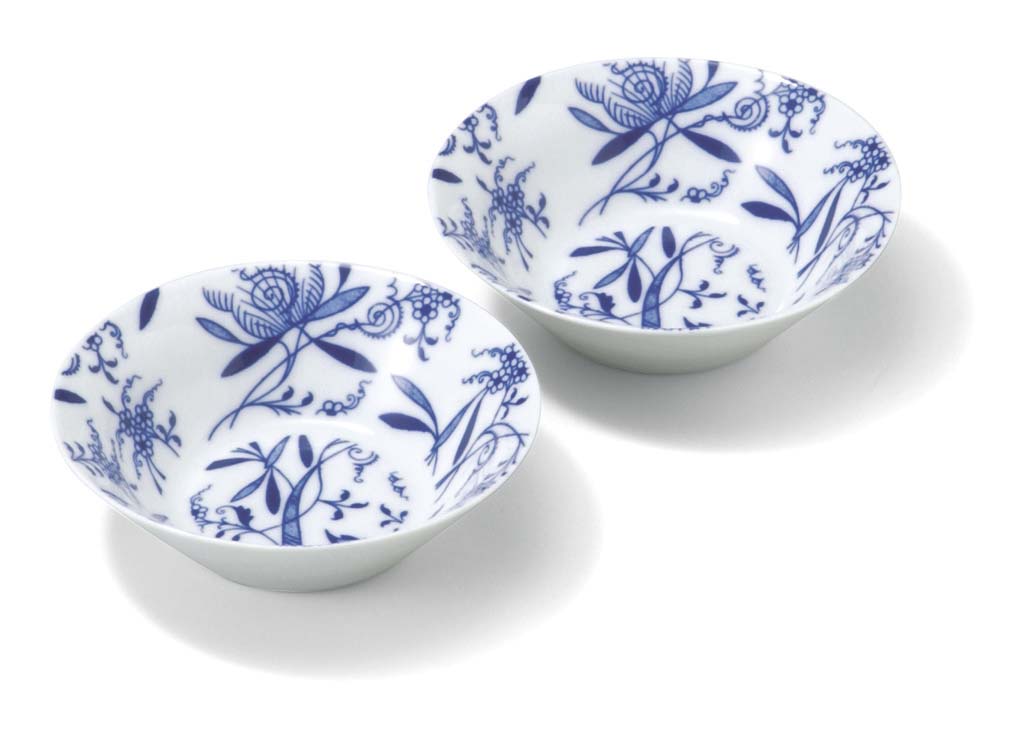 安心の代理店商品 ボヘミアコバルト ペアボウル 13cm PC2271 ラッピング・メッセージカード無料|クリスタル専門店リビングウェルデ