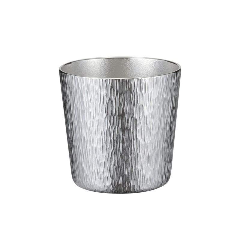 名入れ可能 大阪錫器 洋酒器 タンブラー 千早 オールド ch-o 280ml 桐箱入り ラッピング・メッセージカード無料｜クリスタル専門店リビングウェルデ