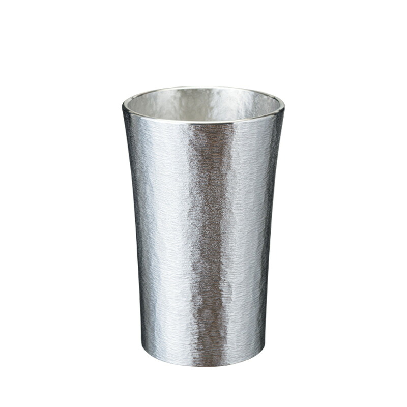 名入れ可能 大阪錫器 洋酒器 タンブラー スタンダード 中 ts-2 200ml 桐箱入り ラッピング・メッセージカード無料｜クリスタル専門店リビングウェルデ