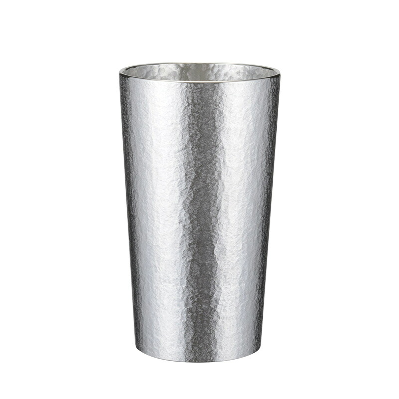 名入れ可能 大阪錫器 洋酒器 タンブラー ナチュレ 中 tna-2 280ml 桐箱入り ラッピング・メッセージカード無料｜クリスタル専門店リビングウェルデ