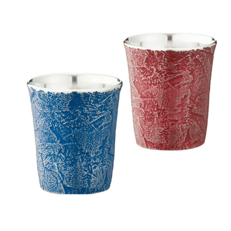 漆器のぐい呑みと伝統人形のセット 手作り漆器】湯呑み 京都 sukuf ivory ペア セット [53930100