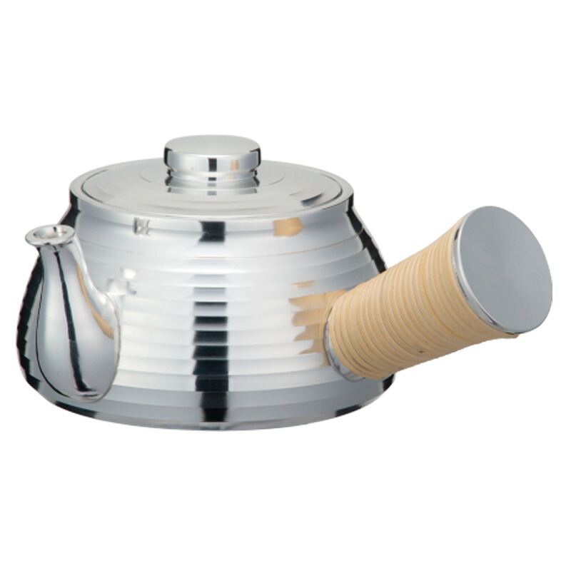 大阪錫器 茶器 急須 磨 茶沸 ks-m-cw 480ml 桐九鼎大呂 ラッピング・メッセージカード無料
