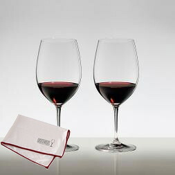 完全無欠水飲み拭き差し交わす属する RIEDEL ロバート・エドワード・リーデル ヴィノム（ビノム） ぶどう酒水飲み ≪有りの実≫ 6416/0 カベルネ・ソーヴィニヨン/メルロ(ボルドーワイン)  マイクロファイバー・ポリッシング・クロス 新0010/07（旧5010/07） ラッピング・メッセージカード無料