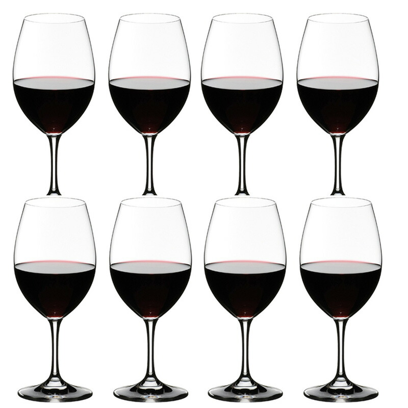 貨物輸送無料・RIEDEL ロバート・エドワード・リーデル オヴァチュア（オバチュア） ブドウ酒水のみ 6408/00 赤いことブドウ酒 赤ワイン ＜8本書き割り＞ overture ラッピング・メッセージカード無料