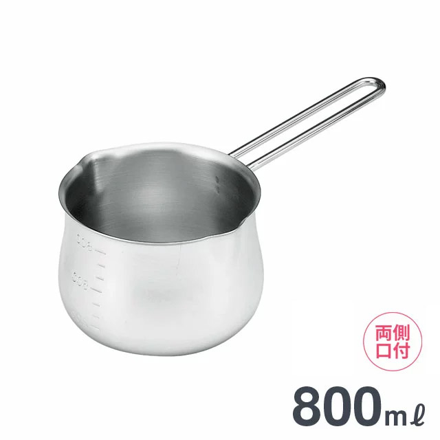 楽天市場】ミルクパン IH対応[ガス火もOK] 200V対応 14cm 1000ml 1L オールステンレス製PARTRE パルトール PRT-14M  made in TSUBAME 日本製 : 生活館Livinza