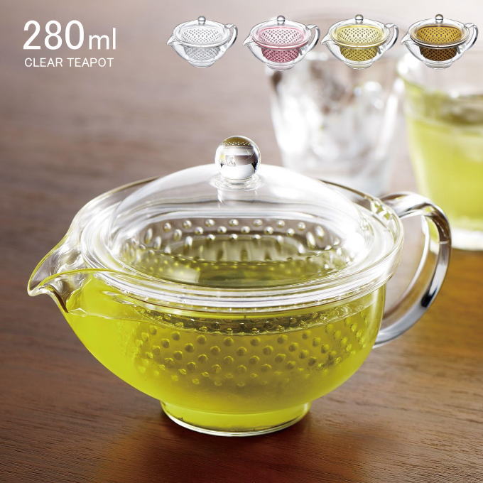 楽天市場】クリアティーポット ストレーナー 急須 日本製 お茶 紅茶