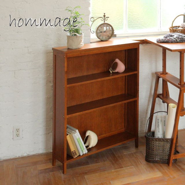 楽天市場】木製 本棚 幅40cm 収納 引出し付き 脚付きチェスト 北欧