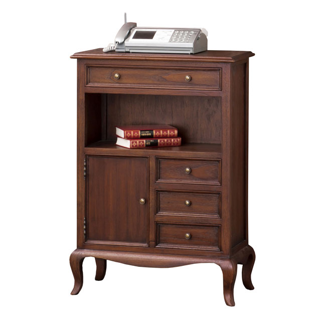 楽天市場】アンティーク調 コモ ファックス台 28575 92172 電話台 FAX