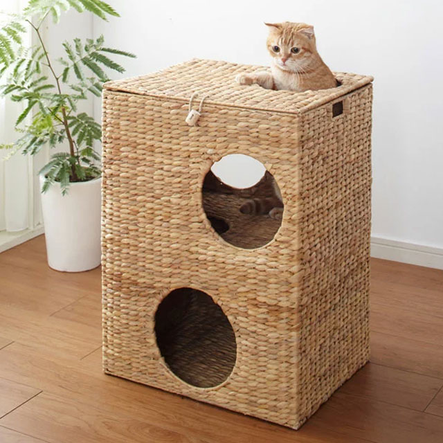 楽天市場】キャットプレイハウス ペットハウス 猫ハウス ペットベッド 