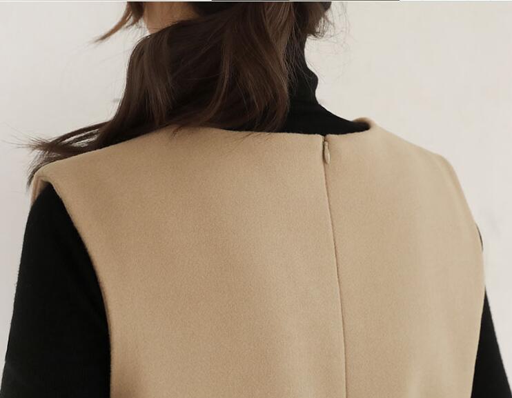 ローブ 商秋 冬期 ブルゾンスコート V頸部 ジャンパースカート 秋 冬 ノースリーブワンピース 重ね参着 穿鑿幹ワンピース 旨味しい 盛装 花輪ヤード カジュアル 広い号 Musiciantuts Com