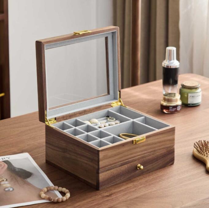 楽天市場】ジュエリケース おしゃれ ミラー付き 木製 日本製