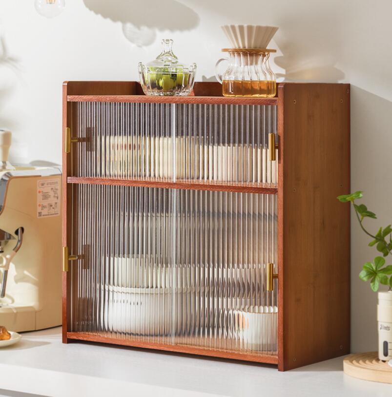 キッチンラック コップホルダー 収納棚 キッチンカウンター上収納 ラック ティーカップ コーヒーカップ収納 シンプル 北欧 ナチュラル スリム キッチン用品 台所収納 送料無料 卓上整理棚 組立簡単｜Livio