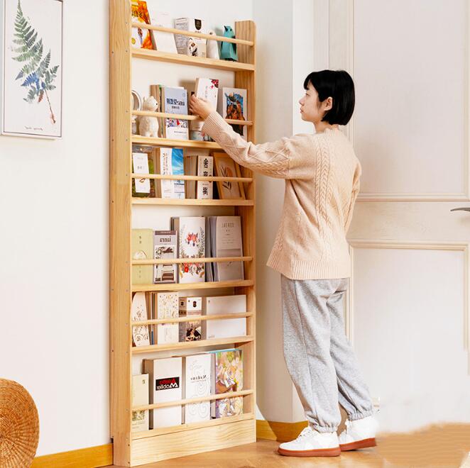 書物棚 純乎たる材 無ペンキ塗り か細い 書物棚 棚 シェルフ 開けっ広げ仕合わせ ブックシェルフ 見せびらかす仕合わせ 薄型仕合わせ ピクチャーブック仕合わせ ピクチャーブック棚 喜歌劇仕合わせ 納める棚 倒れにくい 丸さのある角 自然的 部屋の入り口後納める 読みもの
