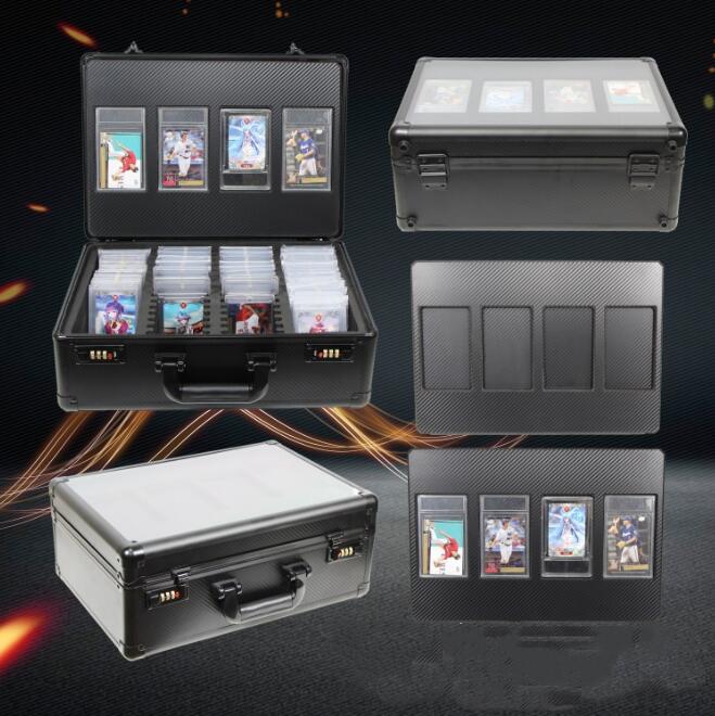 送料無料 大容量 収納 PSA BGS 収納可能 窓付き マグネットローダー PSA BGS 対応 アタッシュケース トレカキャリングケース トレカケース 収納ケース トレカ 保管ケース デッキケース｜Livio