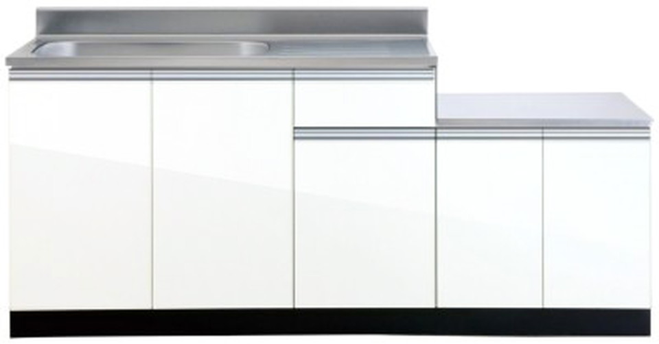 アイオ産業[KW-1800SG]KW+シリーズ　ガス台付流し