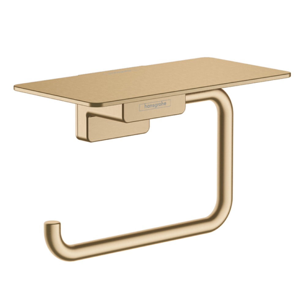 Hansgrohe(ハンスグローエ)[41772140]シェルフ付ロールホルダー｜明かりと住まいのリビテラス
