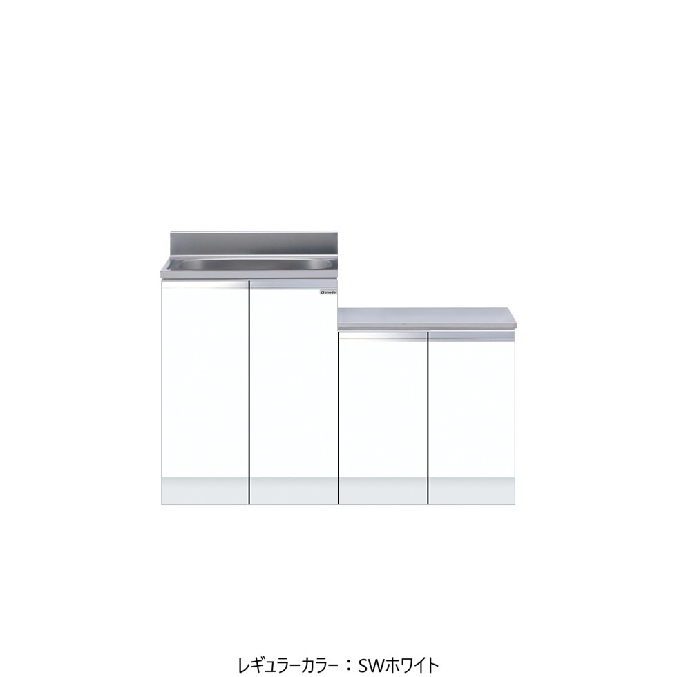 ワンドONEDO[KTD4-80-120K]一体型流し台KTD4-80薄型｜明かりと住まいのリビテラス