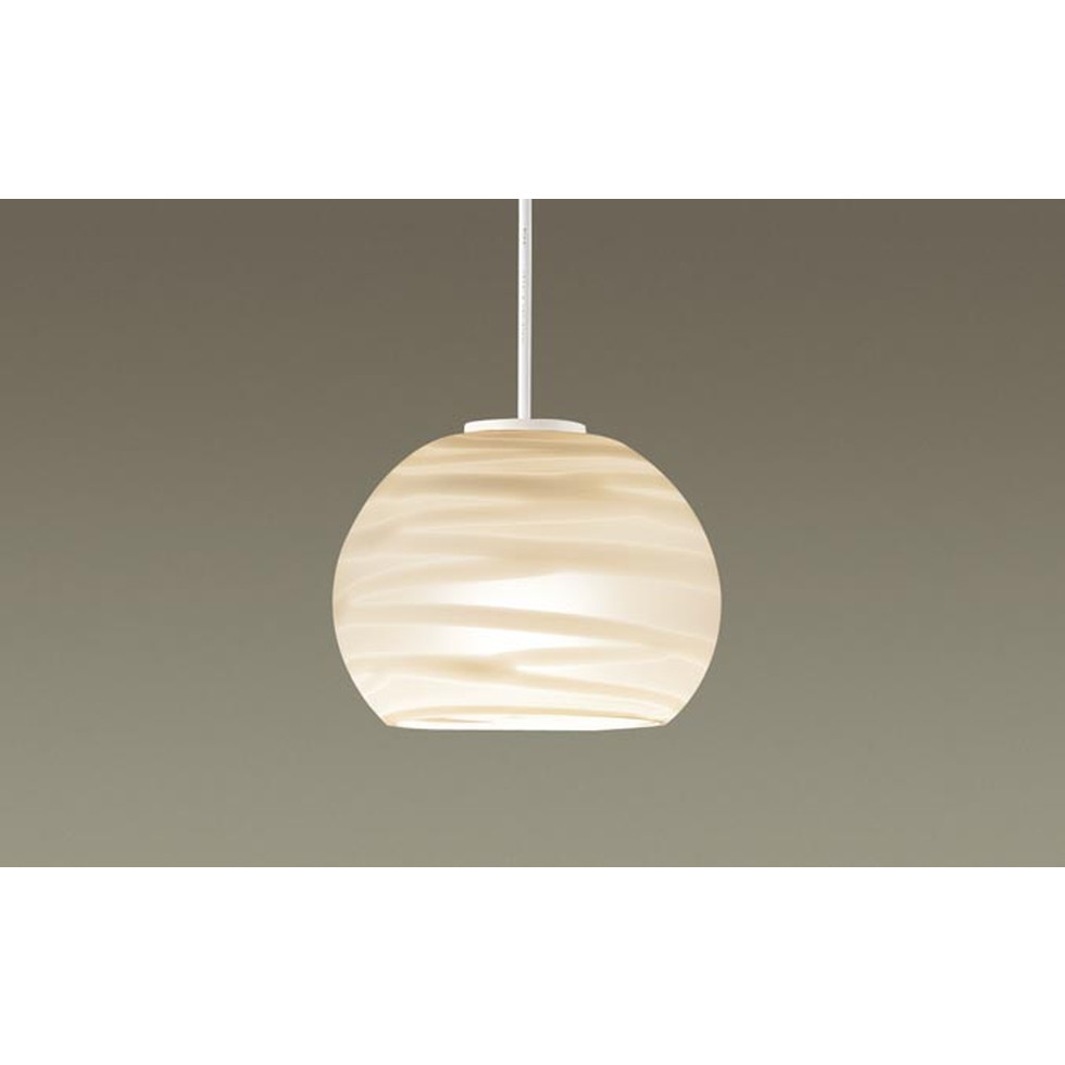 パナソニック[LGB10084LE1]天井吊下型　LED（電球色）　小型ペンダント　美ルック・ガラスセードタイプ・拡散タイプ・直付タイプ　白熱電球60形1灯器具相当
