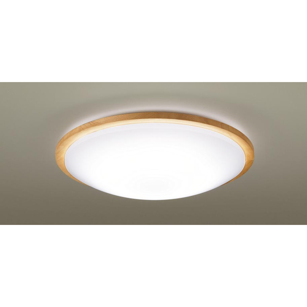 パナソニック[LGC31153K]上昇限度直付型 LED（昼光色～白熱電球色） 最高限度ともし火 遠隔操作調光・遠隔操作調色・カチットF ～8畳 シーリングライト・天井直付灯-インテリア・寝具・収納-天井照明