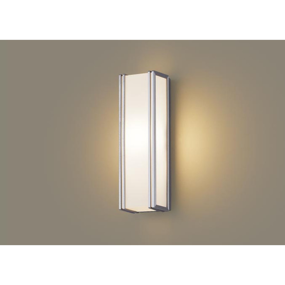 パナソニック[LGW80401LE1]エクステリア　壁直付型　LED（電球色）　ポーチライト　拡散タイプ　防雨型　白熱電球40形1灯器具相当　エクステリア