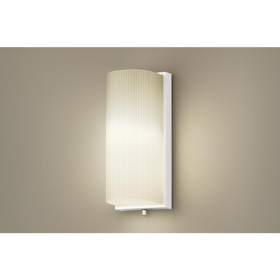 パナソニック[LGW85037W]エクステリア　天井直付型・壁直付型　LED（電球色）　ポーチライト　LED電球交換型・防雨型　白熱電球40形1灯器具相当　エクステリア