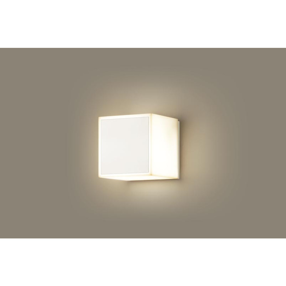 パナソニック[LGW85081WF]エクステリア 壁直付型・取り付け初っ切り型 LED（白熱電球色） 車寄せ点火装置・勝手口灯・門まわり点火装置物の具 遮光手合い・密閉型 LED白熱電球取り替えっこ型・防雨型 白 エクステリア