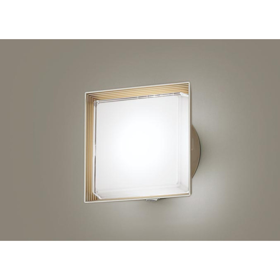 パナソニック[LGWC81320KLE1]エクステリア　壁直付型　LED（昼白色）　ポーチライト　拡散タイプ・密閉型　防雨型・FreePaお出迎え・フラッシュ・明るさセンサ付・段調光省エ　エクステリア