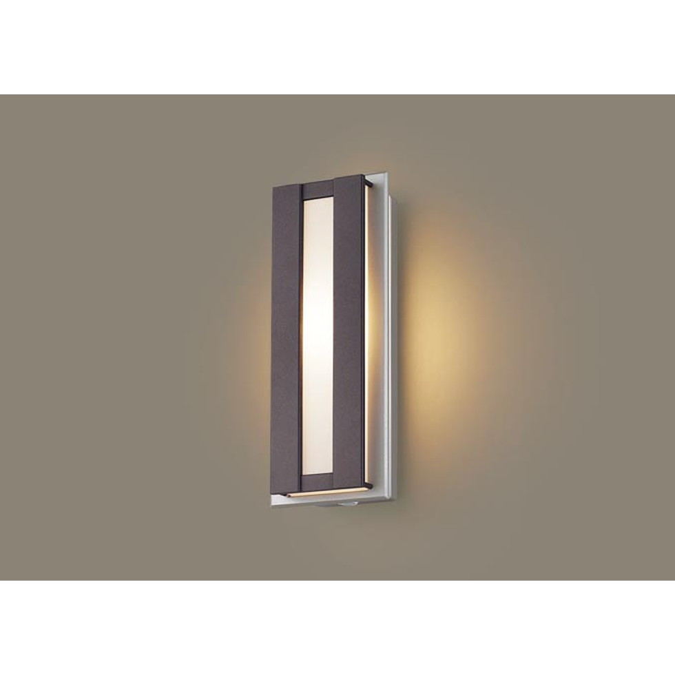 パナソニック[LGWC81415LE1]エクステリア　壁直付型　LED（電球色）　ポーチライト　拡散タイプ　防雨型・FreePaお出迎え・フラッシュ・段調光省エネ型・明るさセンサ付　白　エクステリア