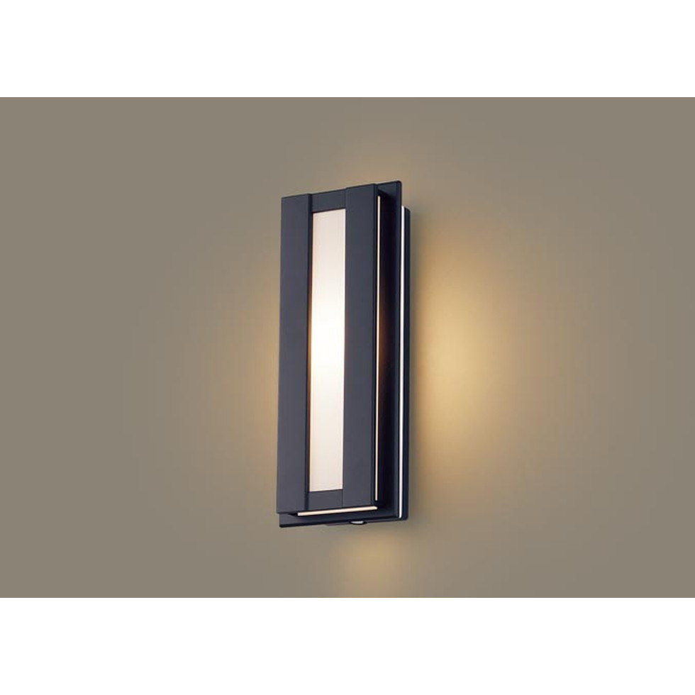 パナソニック[LGWC81416LE1]エクステリア　壁直付型　LED（電球色）　ポーチライト　拡散タイプ　防雨型・FreePaお出迎え・フラッシュ・段調光省エネ型・明るさセンサ付　白　エクステリア