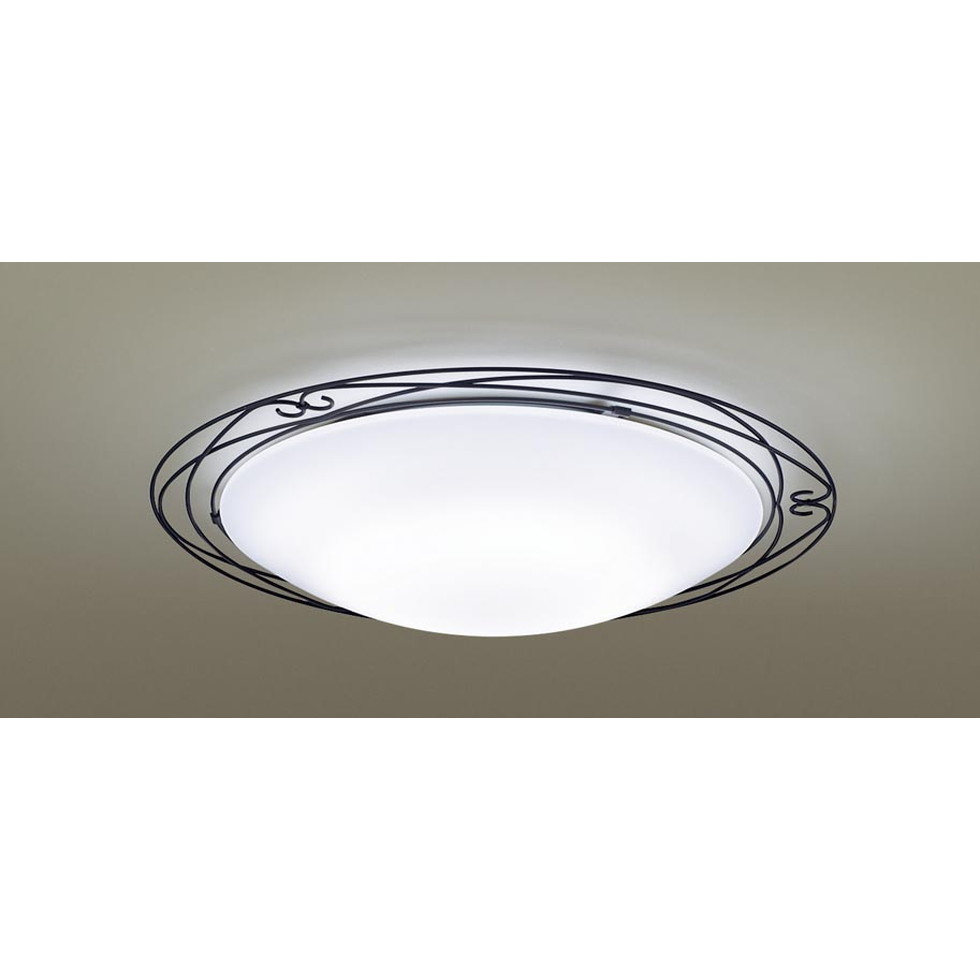 パナソニック[LGC51141K]上昇限度直付型 LED（昼光色～白熱電球色） 最高限度ともし火 遠隔操作調光・遠隔操作調色・カチットF ～12畳 シーリングライト・天井直付灯-ライト・照明器具