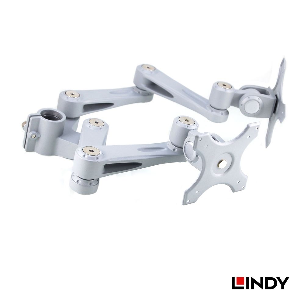【送料無料】【10％OFFクーポン配布中】【レビューでさらにクーポンGET】【購入特典付き】LINDY デュアル 水平多関節液晶モニターアーム VESA規格 プレゼント進呈中 卓上デュアルモニターアーム 可動式 2台 角度調整 デスクトップ 快適ワークがおすすめ 最大合計耐荷重12 kg