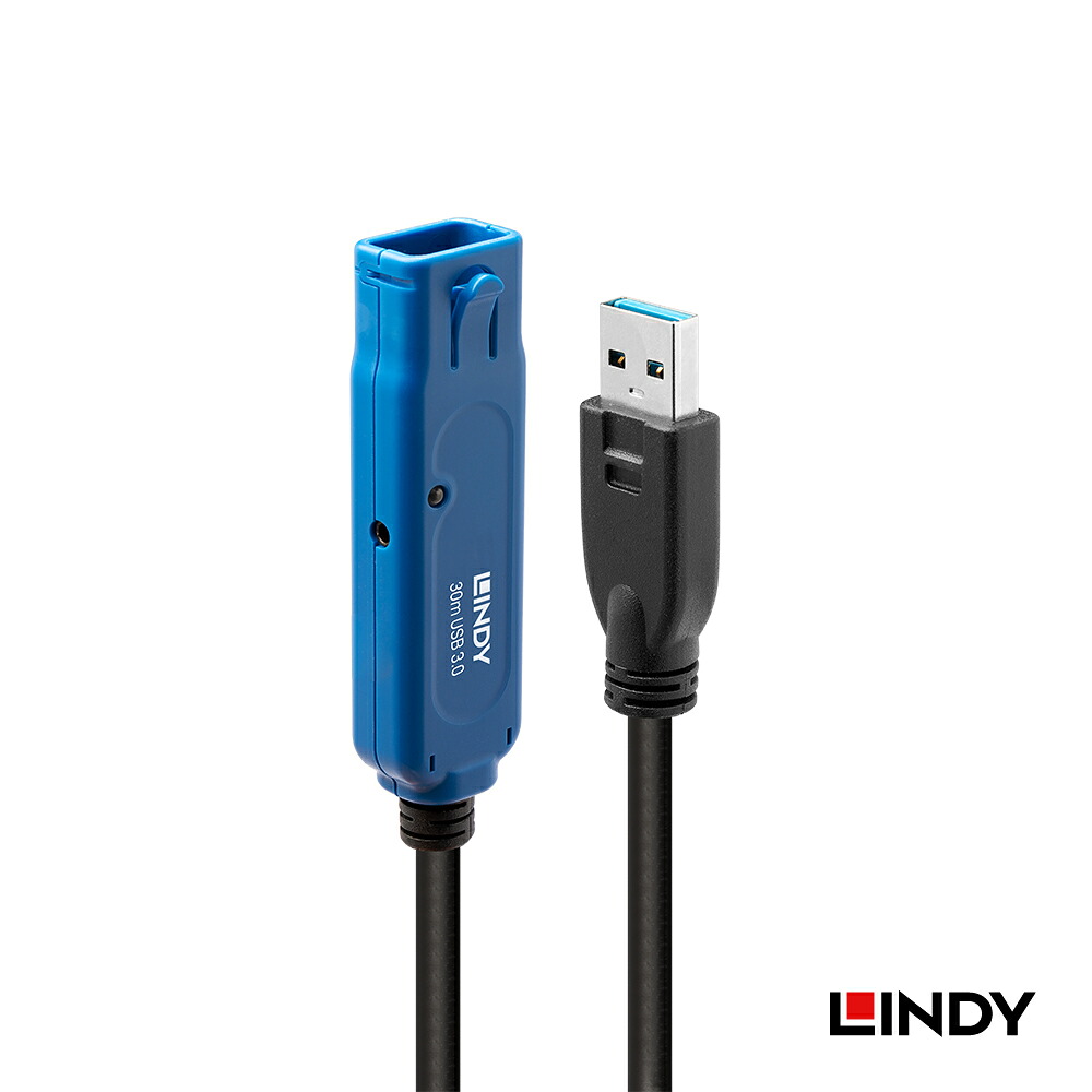【送料無料】【10％OFFクーポン配布中】【レビューでさらにクーポンGET】LINDY 30m USB3.0 アクティブ延長ケーブル 高速データ転送・信号強化・長距離接続・高品質・安定動作・PC周辺機器対応 拡張USB3.0信号をサポート 最大伝送速度5Gbps 過電流負荷保護機能設計