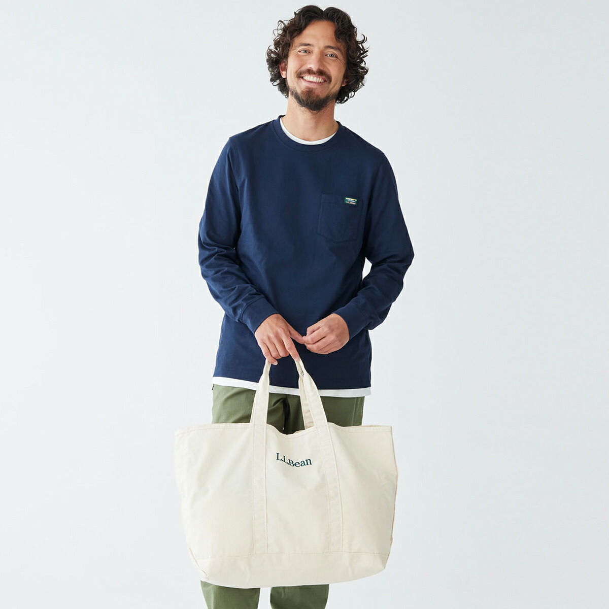 刺繍可】【公式】エルエルビーン グローサリー トート バッグ｜トートバッグ マザーズバッグ 肩掛けバッグ メンズ ウィメンズ レディース ユニセックス  男女兼用 アウトドア ブランド LLBean llビーン llbeen