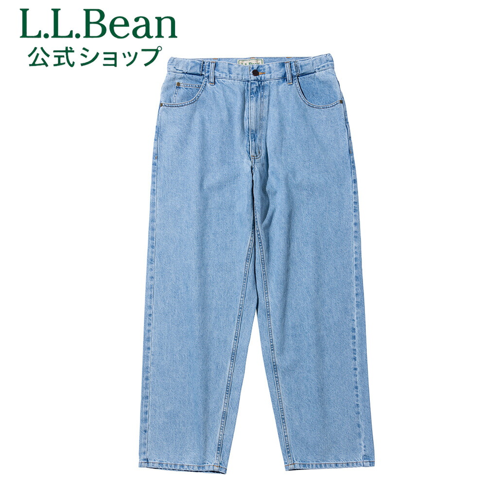 00's LLビーン ネルライナー ストレート カラーデニム パンツ