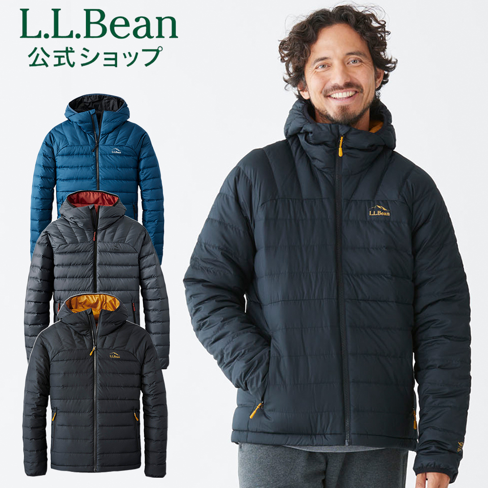 低価高品質L.L.Bean メンズダウンジャケット（Mサイズ）ネイビー ジャケット・アウター
