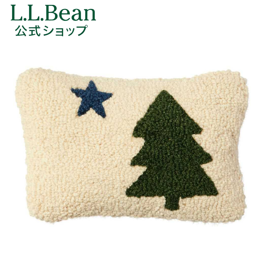 L.L.Bean（エルエルビーン） ウール・フック・スロー・ピロー、14 x 14