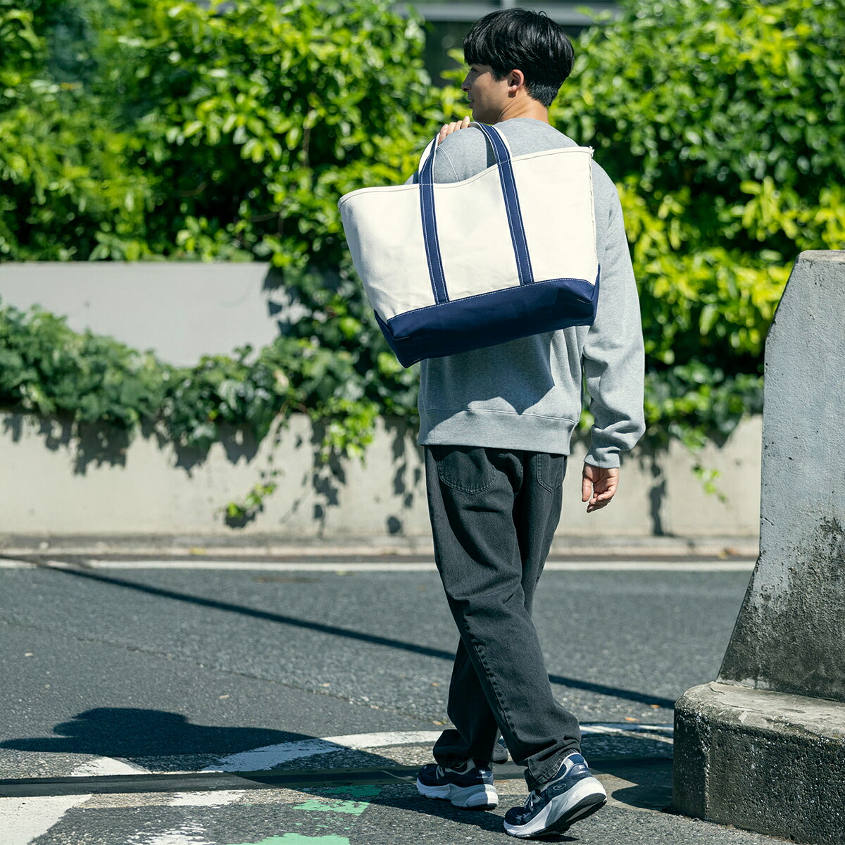 刺繍可】【公式】 エルエルビーン ボート アンド トート バッグ ジップ 