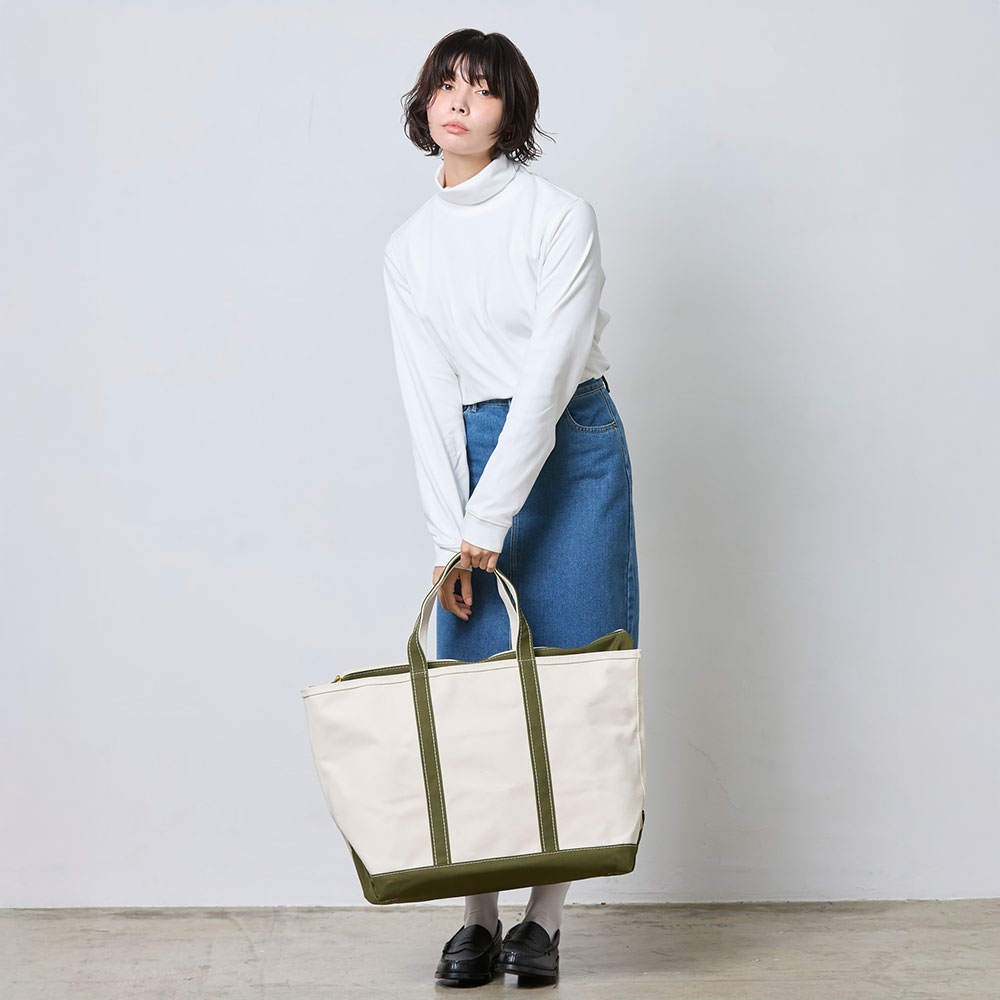 刺繍可】【公式】 エルエルビーン ボート アンド トート バッグ ジップ