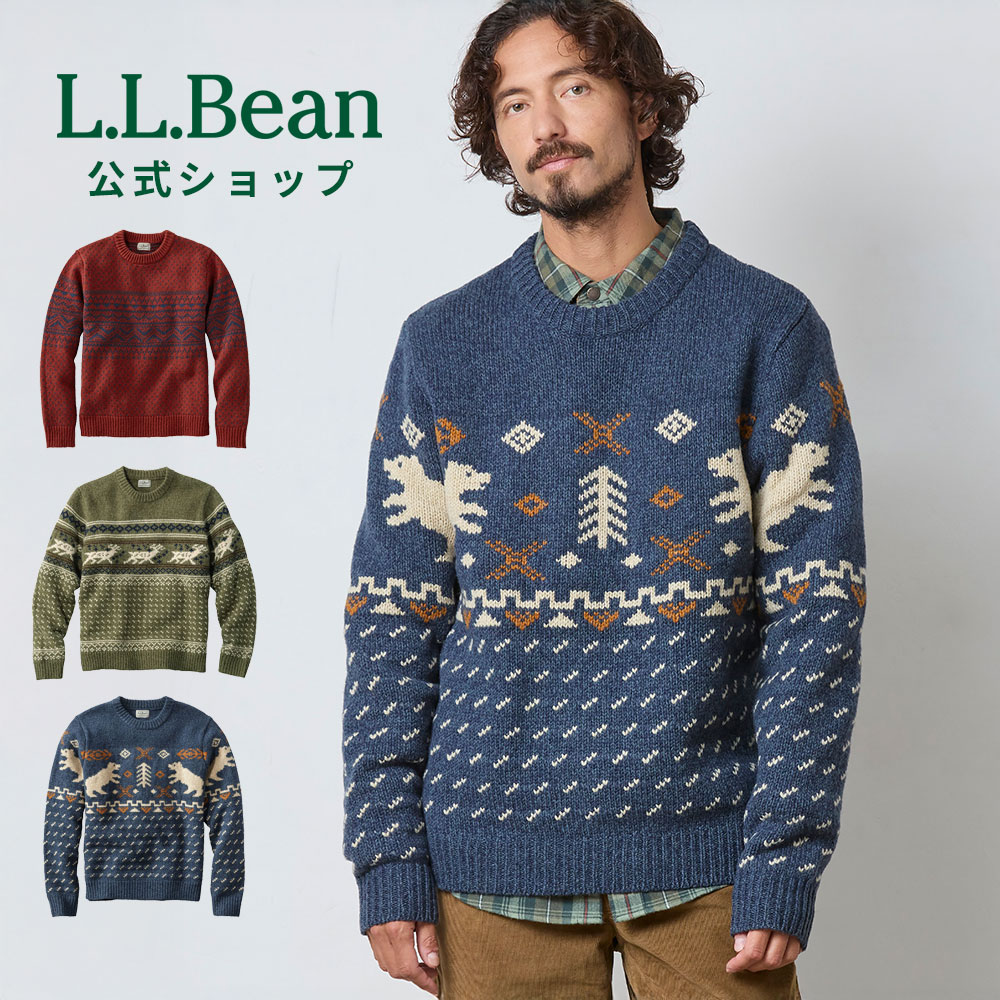 エルエルビーン　ウール１００％　ニット　セーター　北欧柄　美品 楽天市場】【公式】 エルエルビーン エル エル ビーン クラシック ラグ