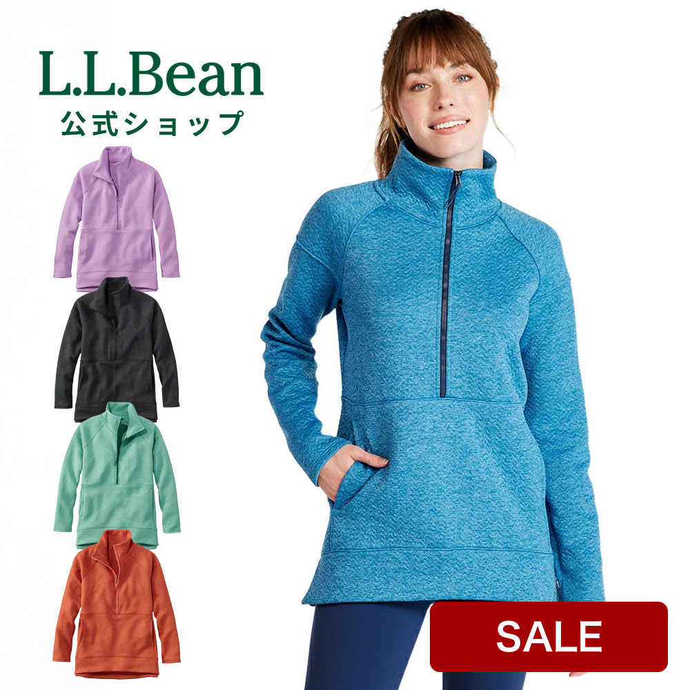 【SALE40%OFF】【公式】エルエルビーン フレックスフォワード キルト ハーフジップ プルオーバー | 長袖 キルティング スウェット ウィメンズ レディース アウトドア ブランド 丈長め ロング丈 L.L.Bean LLBean llビーン llbeen チュニック 4,835円