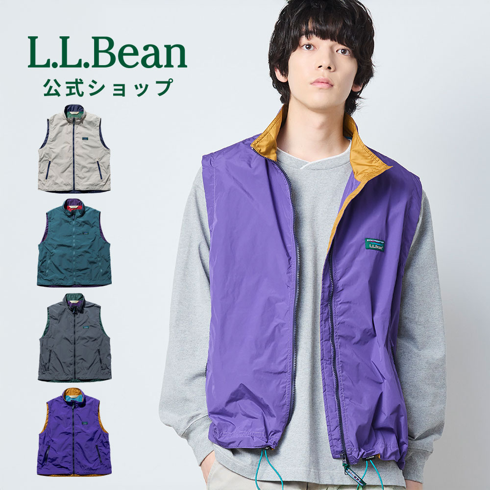 【SALE30%OFF】【公式】 エルエルビーン ロクスベリー ベスト アウター ジレ フルジップ ジップアップ スタンドカラー ウインドブレーカー ライトアウター メンズ アウトドア ブランド JAPAN EDITION ポリエステル ゆったり 撥水 軽量 薄手 春 秋 L.L.Bean LLBean llビーン|L.L.Bean公式オンラインストア