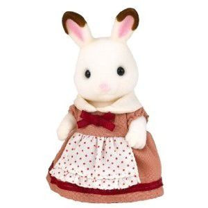 シルバニアファミリー ショコラウサギのお母さん 激安本物 ウ 62
